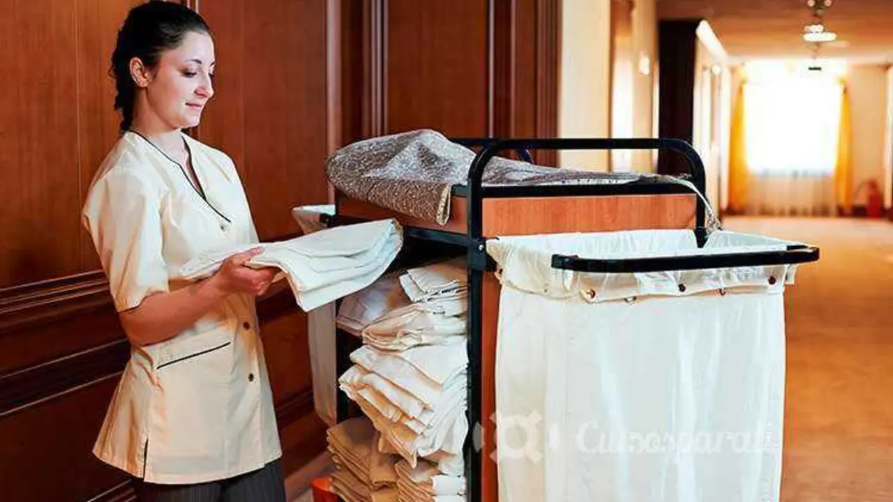 Archivo - Camarera de piso