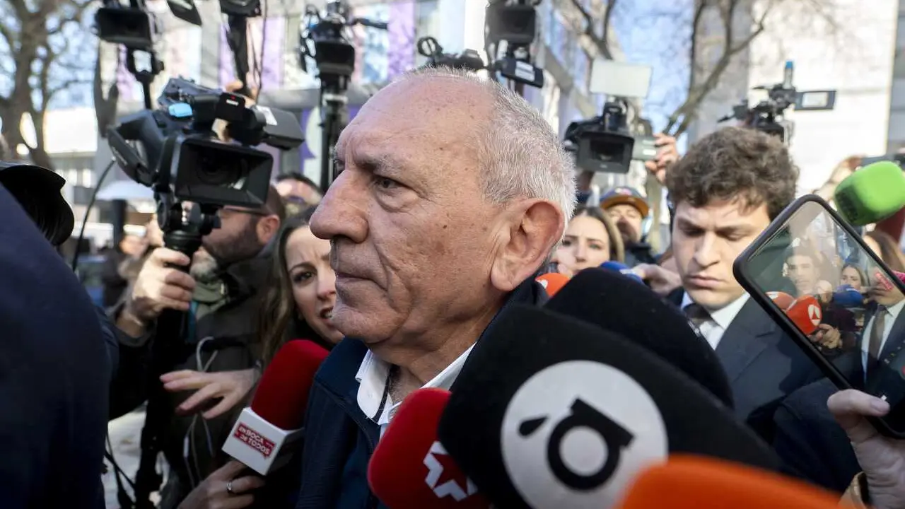 El exdirector adjunto operativo (DAO) de la Polic&iacute;a Nacional, Jos&eacute; &Aacute;ngel Gonz&aacute;lez, a su llegada al Juzgado de Violencia sobre la Mujer N&uacute;mero 8, a 17 de marzo de 2026, en Madrid (Espa&ntilde;a). 