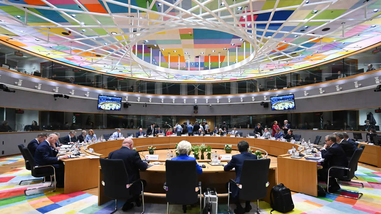 Archivo - Consejo Europeo reunido en Bruselas en la cumbre ordinaria de octubre.