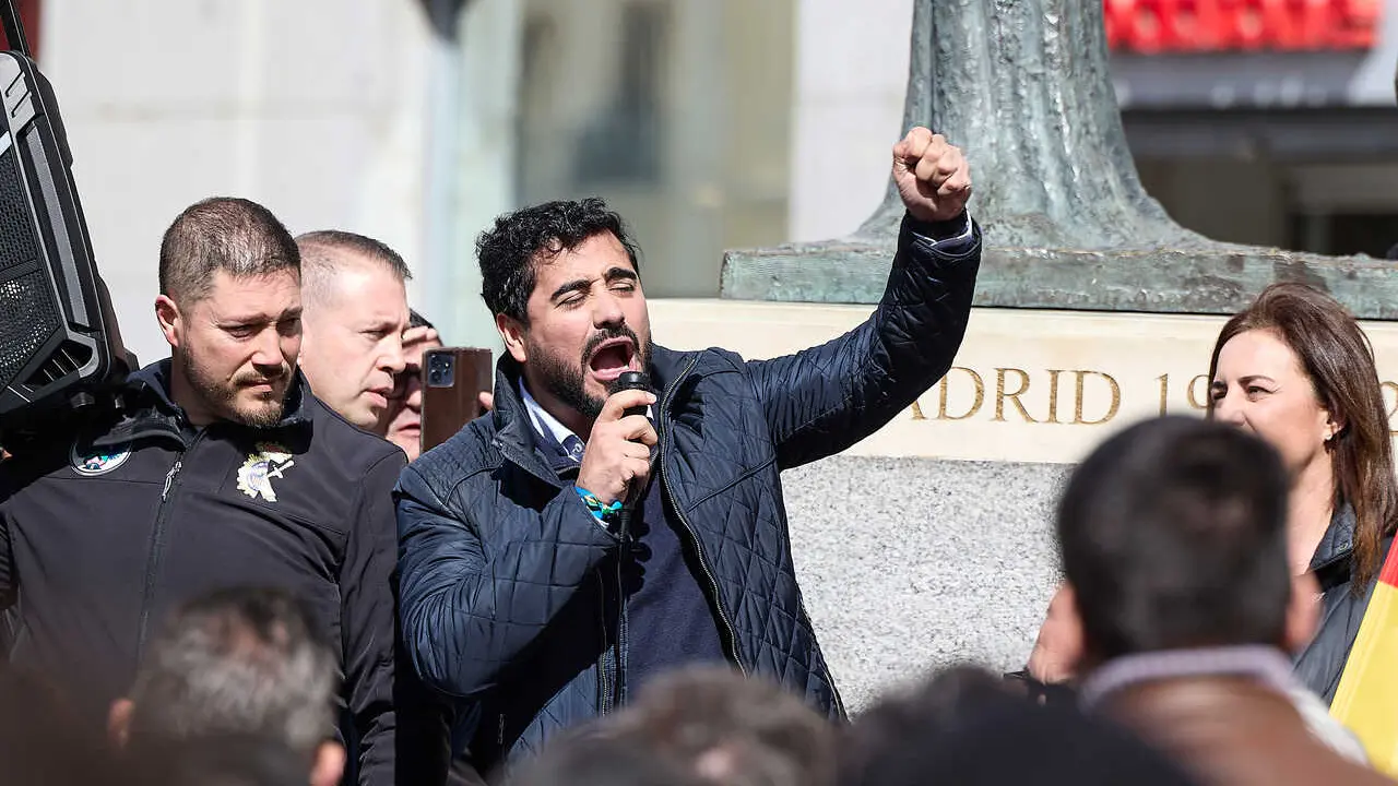 El eurodiputado y l&iacute;der de Se Acab&oacute; La Fiesta (SALF), Luis 'Alvise' P&eacute;rez, a 14 de marzo de 2026, en Madrid (Espa&ntilde;a).