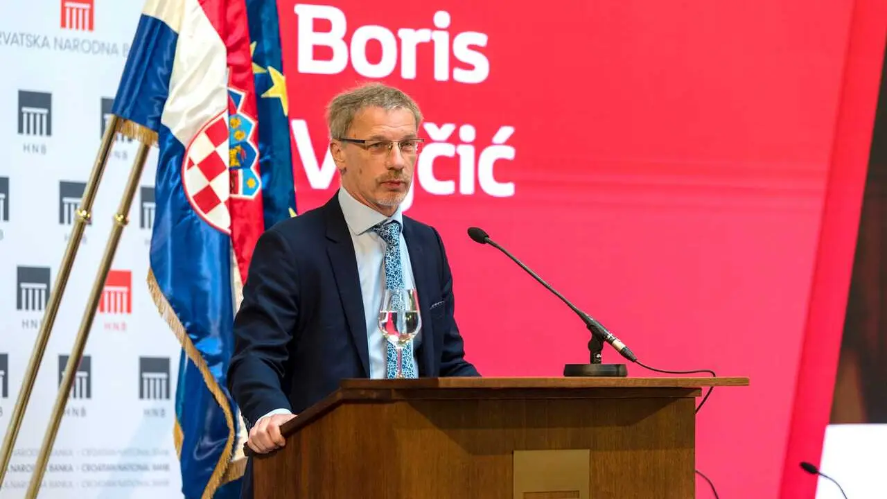 Archivo - Boris Vujcic, gobernador del Banco Nacional de Croacia