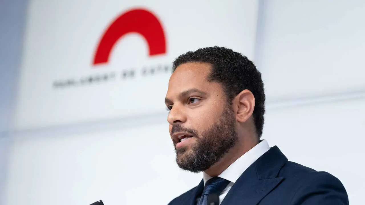 Archivo - El secretario general de VOX y l&iacute;der del partido en Catalunya, Ignacio Garriga, en una imagen de archivo.