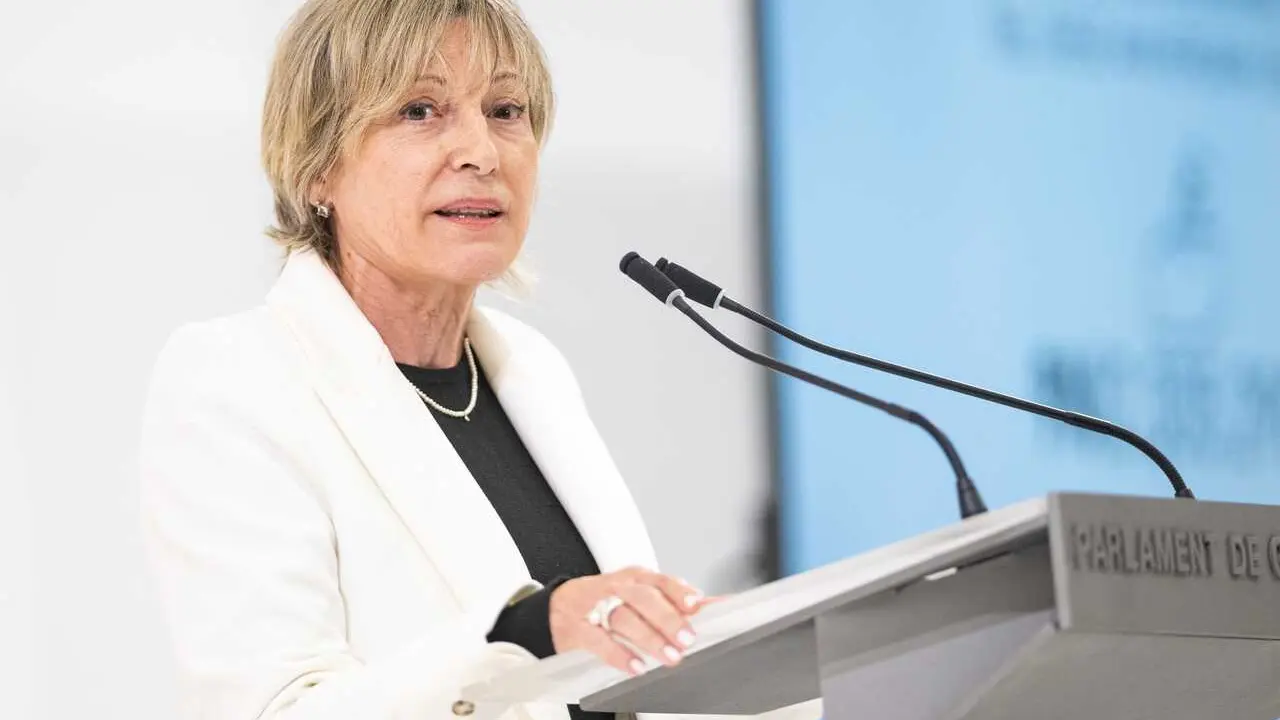 Archivo - La expresidenta del Parlament y expresidenta de la ANC, Carme Forcadell, en una imagen de archivo.