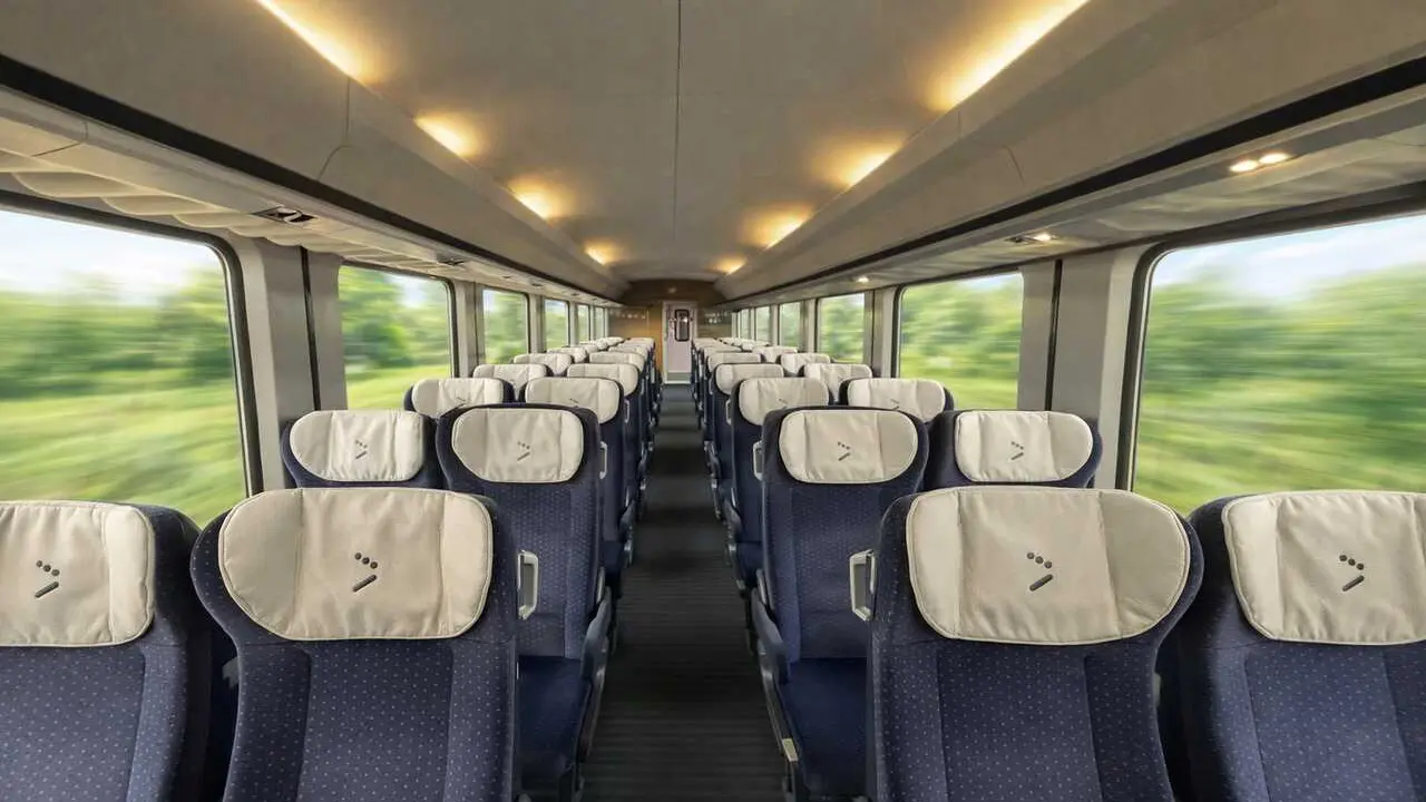 Tren de Leo Express, empresa participada por Renfe