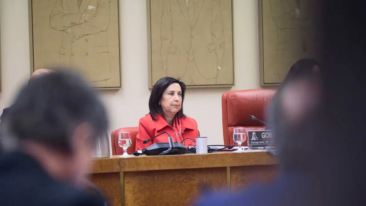 La ministra de Defensa, Margarita Robles, comparece ante la Comisi&oacute;n Mixta de Seguridad Nacional, en el Congreso 