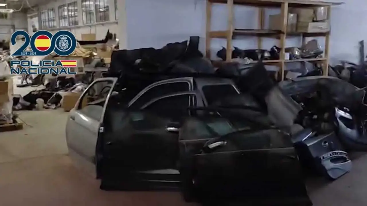 La Polic&iacute;a Nacional desarticula una organizaci&oacute;n criminal dedicada al robo de veh&iacute;culos por encargo para su posterior despiece