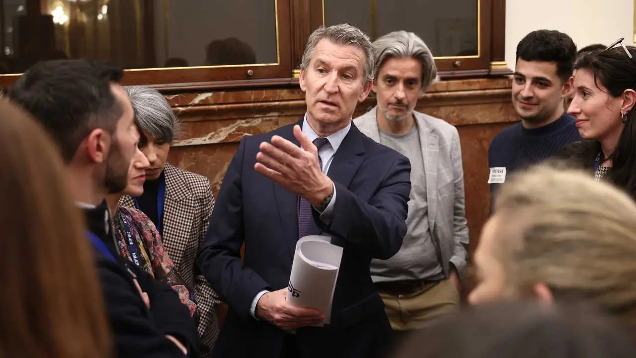 El presidente del Partido Popular, Alberto N&uacute;&ntilde;ez Feij&oacute;o