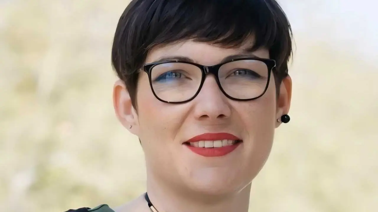 Archivo - La secretaria territorial de CHA en el Alto Arag&oacute;n, Ver&oacute;nica Villagrasa.