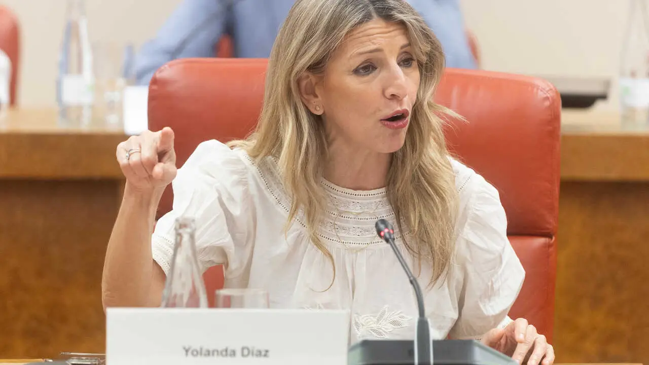 La vicepresidenta segunda y ministra de Trabajo y Econom&iacute;a Social, Yolanda D&iacute;az