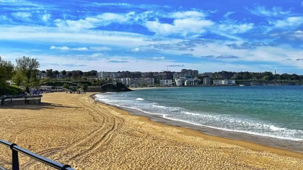 Archivo - Playa La Concha.