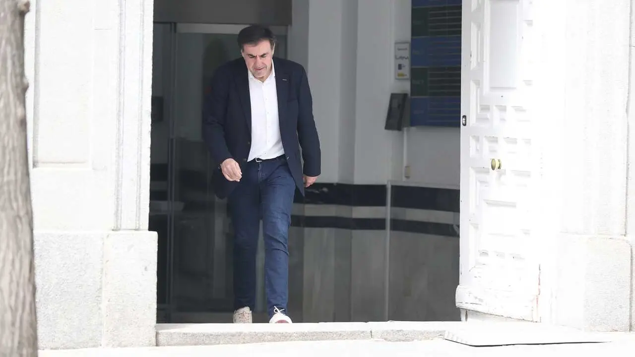 El hermano de Koldo, Joseba Garc&iacute;a, a su salida al Tribunal Supremo