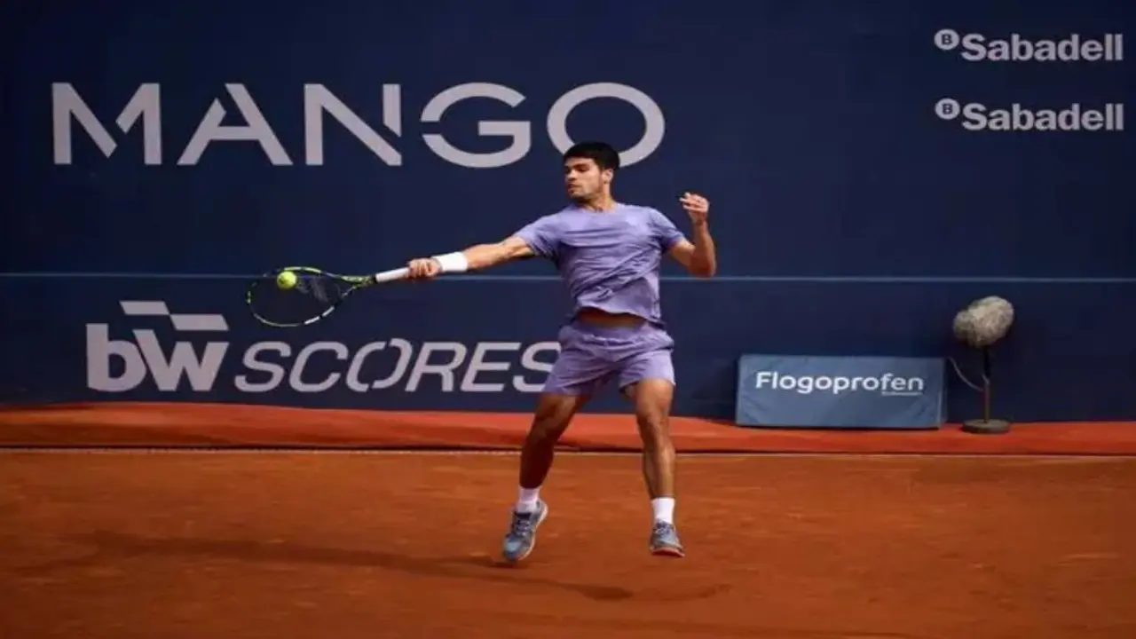 Alcaraz en su debut en Montecarlo