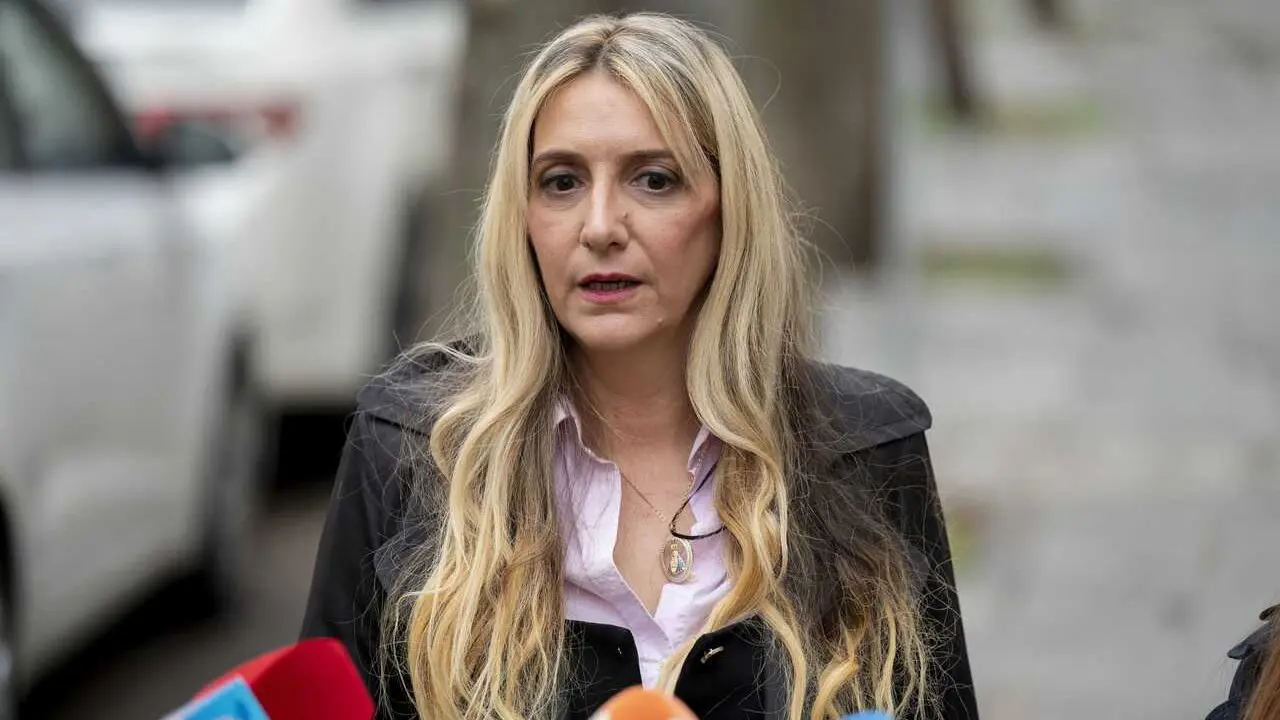 La Ex Miss Asturias, Claudia Montes, a su llegada al Tribunal Supremo, a 8 de abril de 2026, en Madrid (Espa&ntilde;a). 