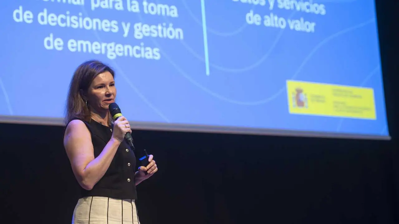 Archivo - La presidenta de AEMET, Mar&iacute;a Jos&eacute; Rallo, durante la presentaci&oacute;n del plan estrat&eacute;gico de AEMET y de su nueva imagen corporativa, en La Casa Encendida, a 3 de junio de 2025, en Madrid (Espa&ntilde;a).