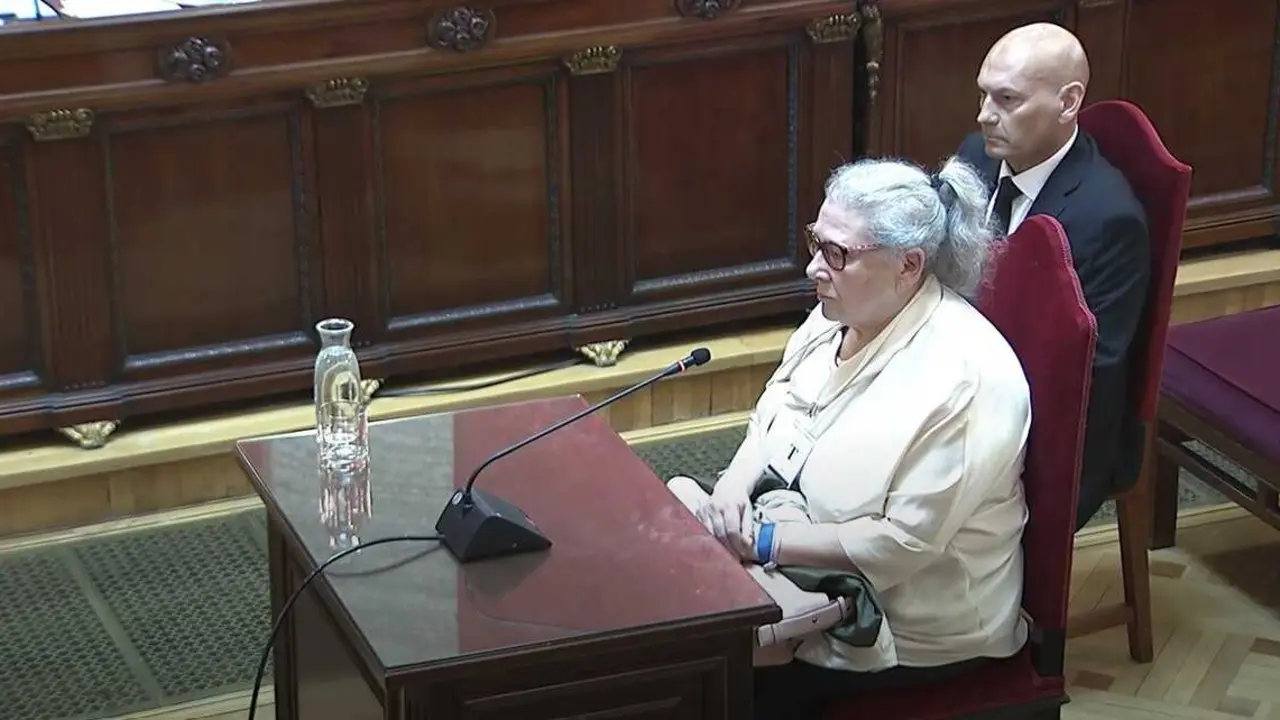 La empresaria Carmen Pano durante su declaraci&oacute;n como testigo en el juicio de las mascarillas en el Tribunal Supremo, a 9 de abril de 2026, en Madrid (Espa&ntilde;a).