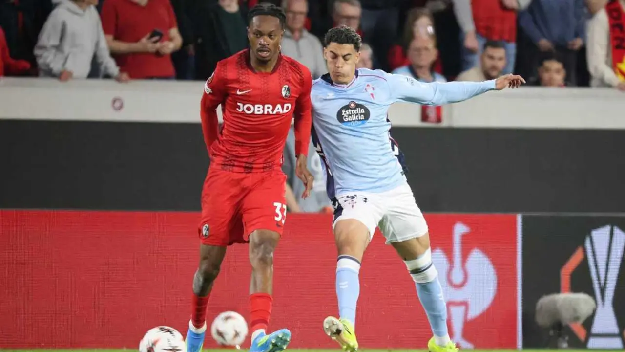 El Celta de Vigo vuelve de Friburgo al borde de la eliminaci&oacute;n