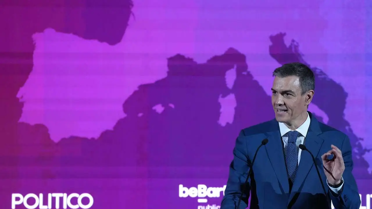 El presidente del Gobierno, Pedro S&aacute;nchez, interviene durante el European Pulse Forum 2026