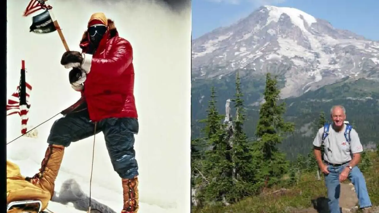 Jim Whittaker durante una de sus expediciones en alta monta&ntilde;a