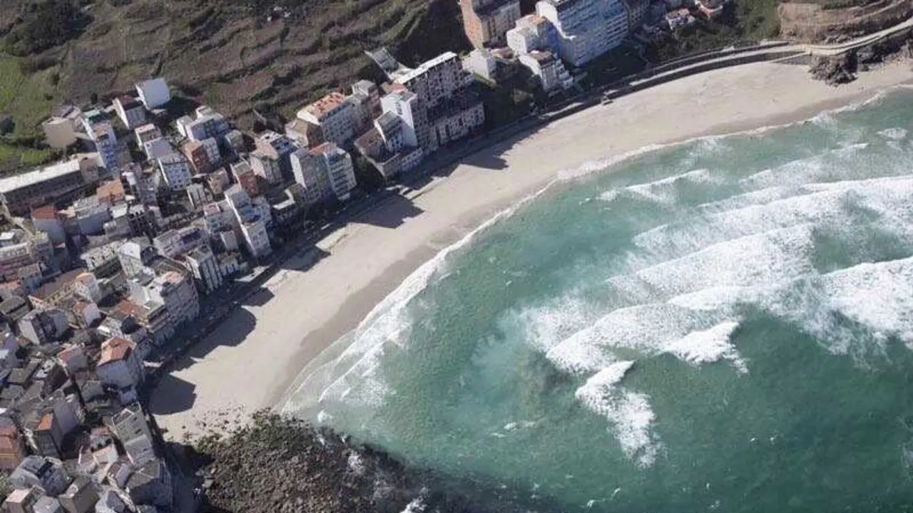 Playa Area Maior, en Malpica de Berganti&ntilde;os (A Coru&ntilde;a).