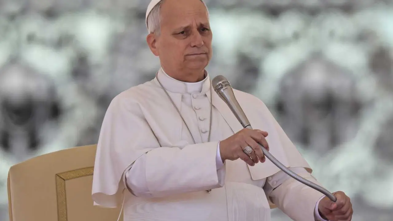 El Papa Le&oacute;n a 8 de abril de 2026.