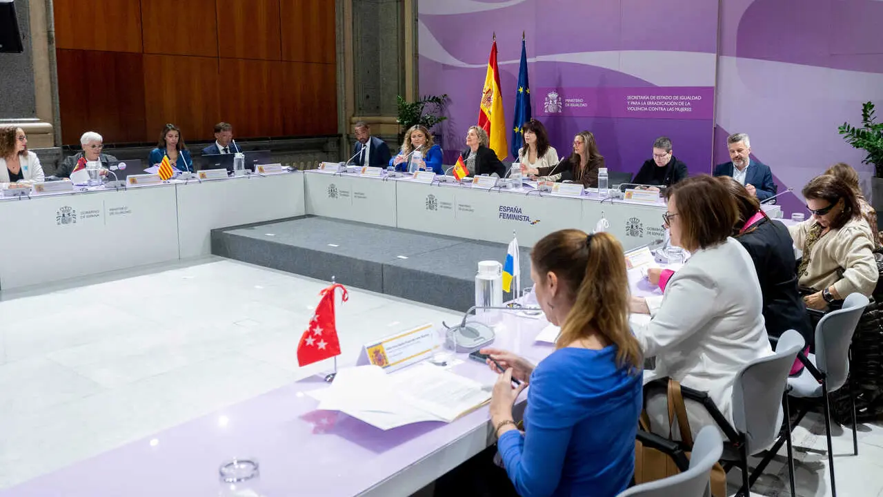 Archivo - Vista general de la Conferencia Sectorial de Igualdad presidida por la ministra de Igualdad, en la sede del Ministerio, a 29 de abril de 2024, en Madrid (Espa&ntilde;a). 