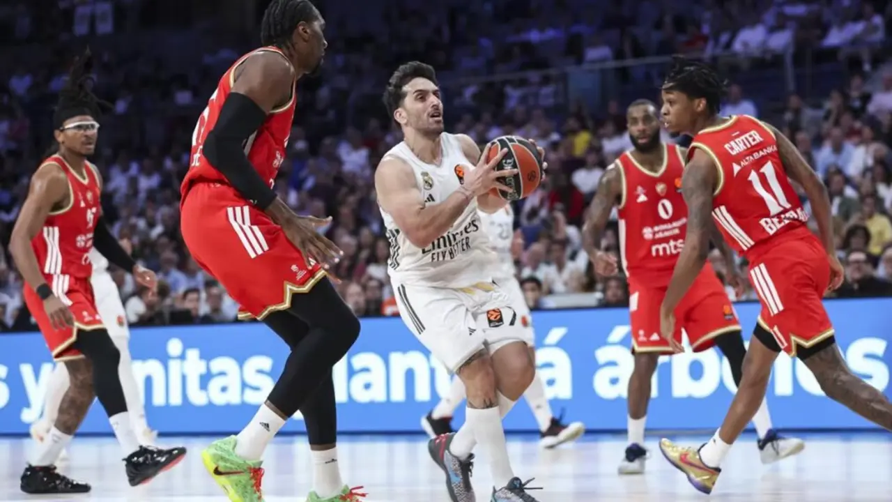 Facu Campazzo en el partido ante el Estrella Roja
