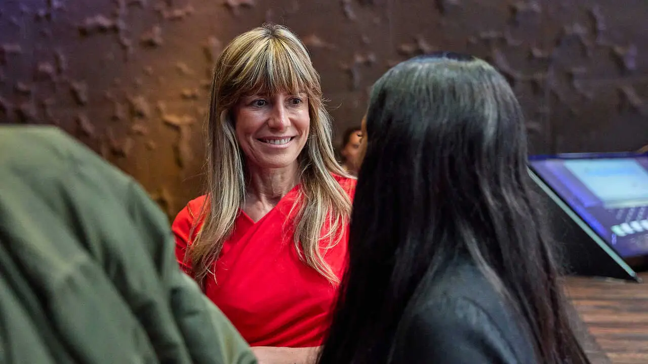 Archivo - La esposa del presidente del Gobierno de Espa&ntilde;a, Bego&ntilde;a G&oacute;mez, durante la presentaci&oacute;n de la plataforma de &lsquo;Lideremos', en Caixa Forum Madrid, a 9 de junio de 2023, en Madrid (Espa&ntilde;a).