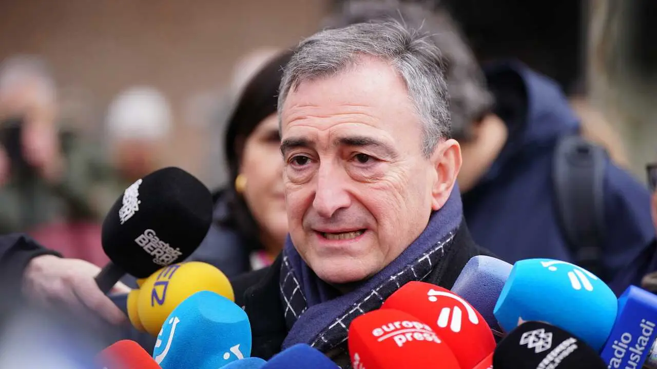 Archivo - El presidente del Euzkadi Buru Batzar, Aitor Esteban