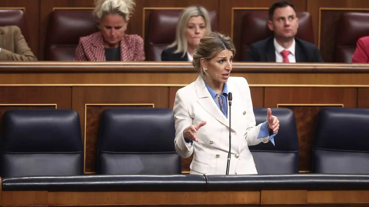 La vicepresidenta segunda y ministra de Trabajo y Econom&iacute;a Social, Yolanda D&iacute;az