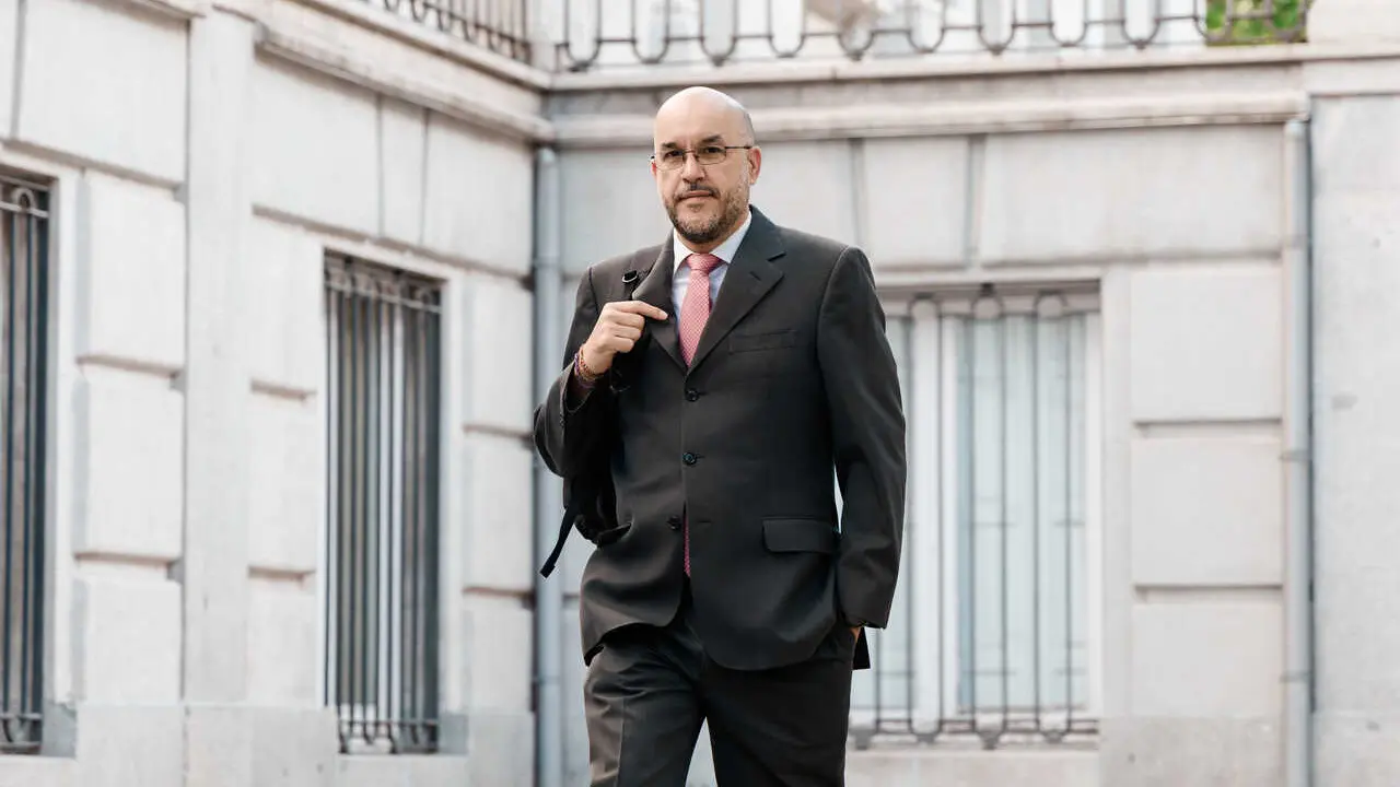 El exjefe de Gabinete de Mar&iacute;a Jes&uacute;s Montero, Carlos Moreno, a su llegada al Tribunal Supremo