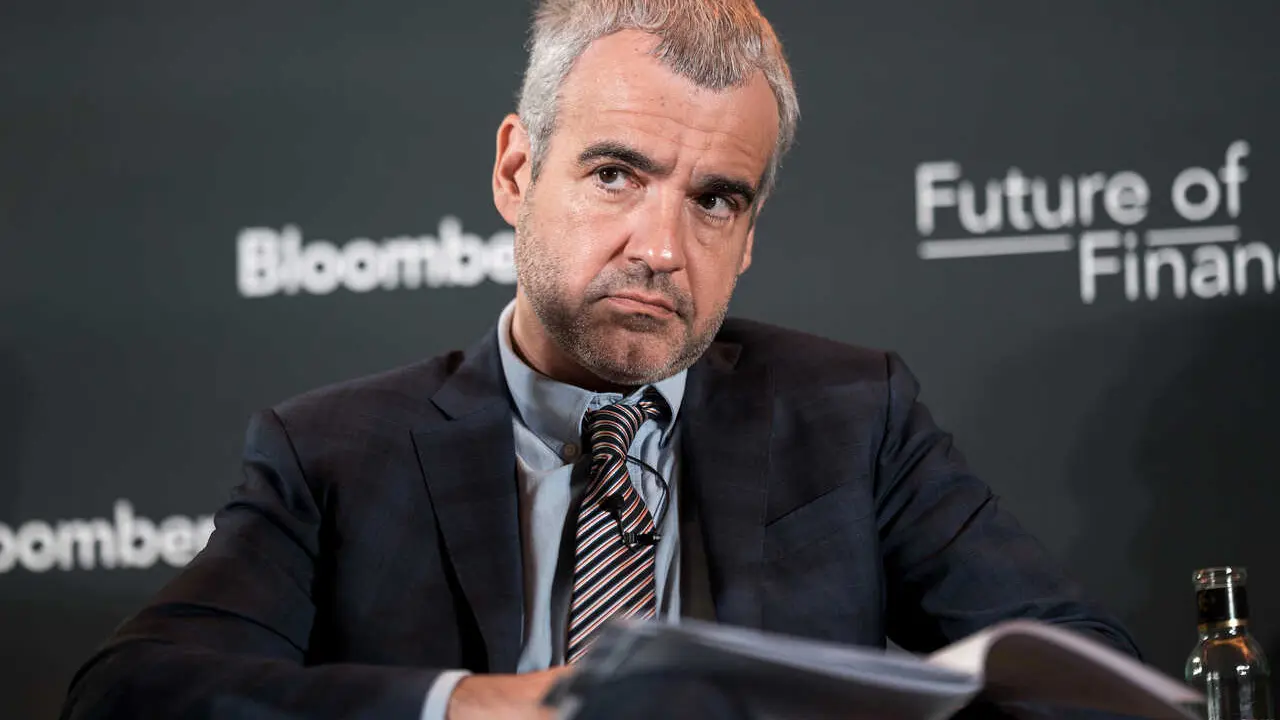 Archivo - El presidente y Consejero delegado de Aena, Maurici Lucena, interviene durante el foro de Bloomberg 'Futuro de las Finanzas: Perspectivas Econ&oacute;micas de Espa&ntilde;a 2025', a 8 de octubre de 2025, en Madrid (Espa&ntilde;a). 