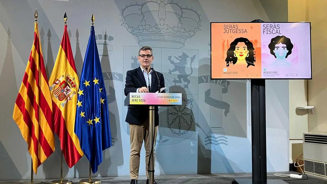 El ministro de Presidencia, Justicia y Relaciones con las Cortes, F&eacute;lix Bola&ntilde;os