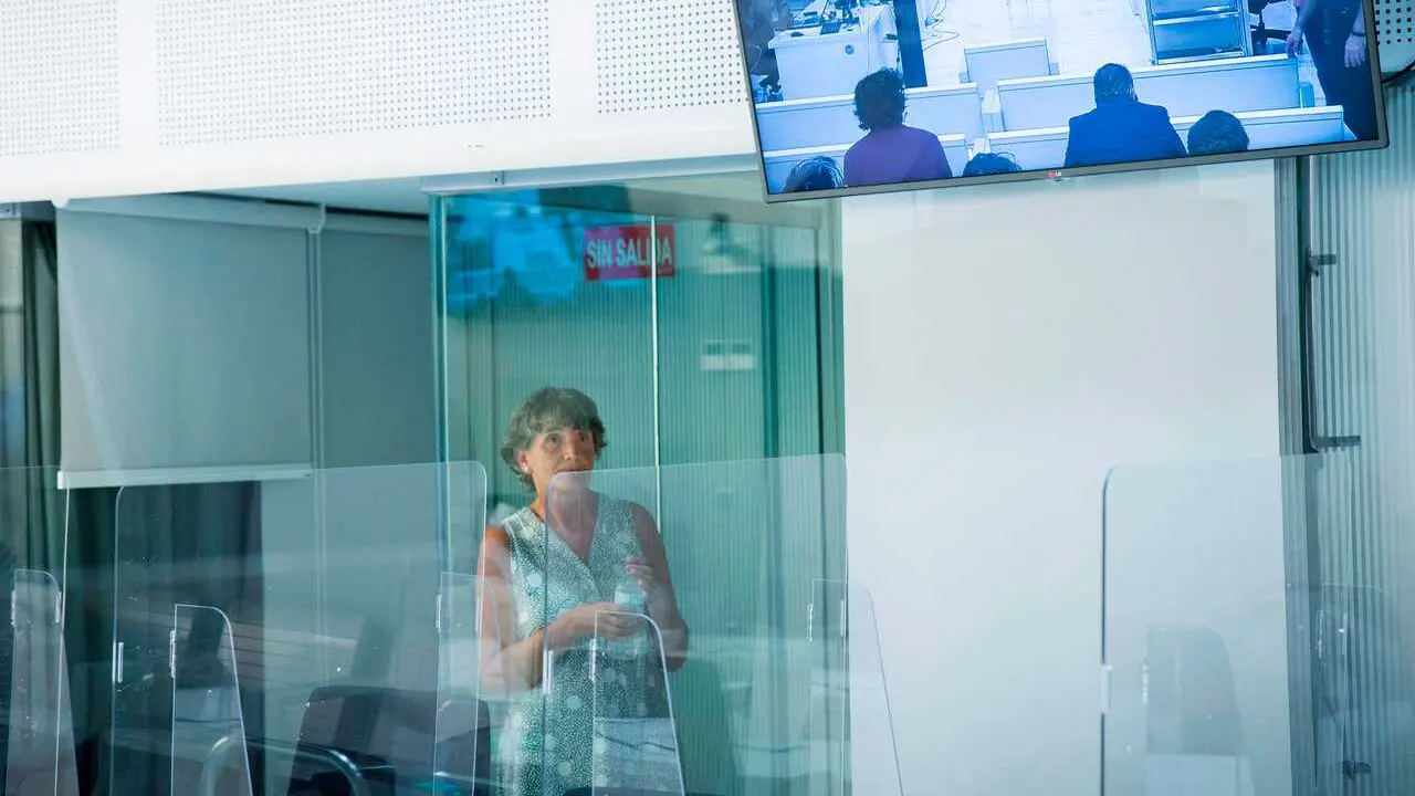 Archivo - La exjefa de ETA Mar&iacute;a Soledad Iparragirre, alias 'Anboto', en la Audiencia Nacional