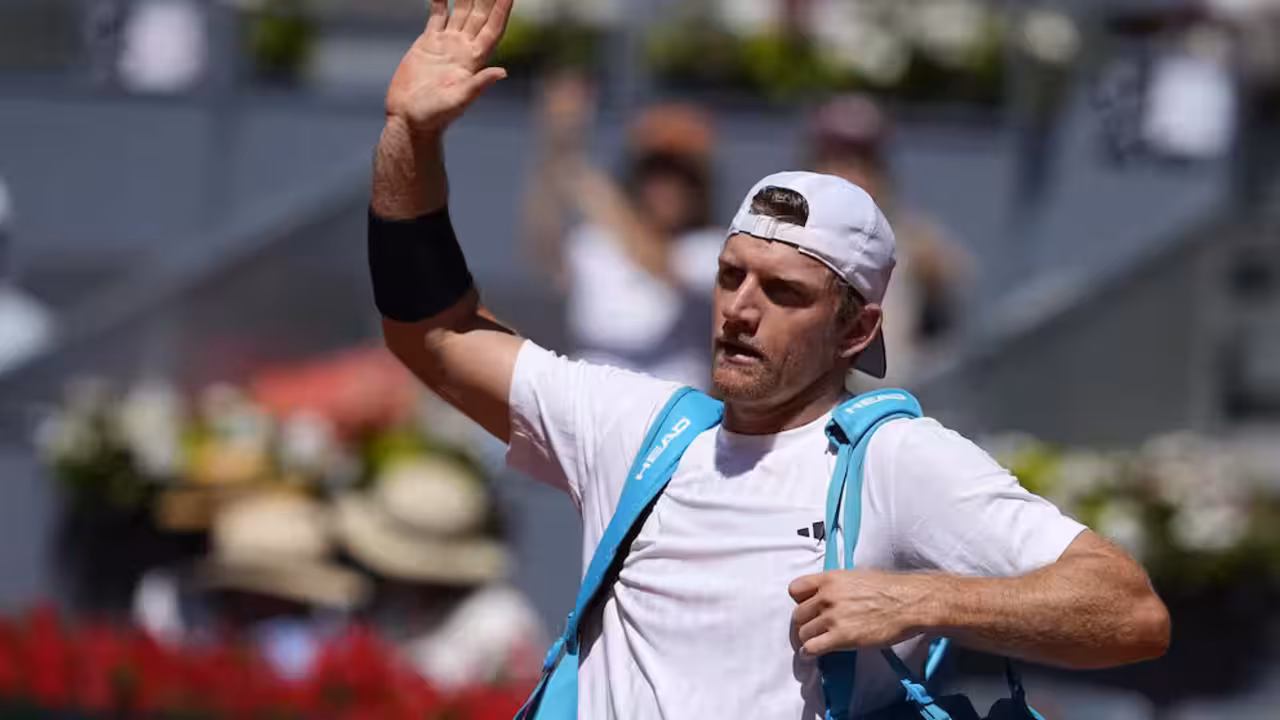 Davidovich despidi&eacute;ndose del Mutua Madrid Open