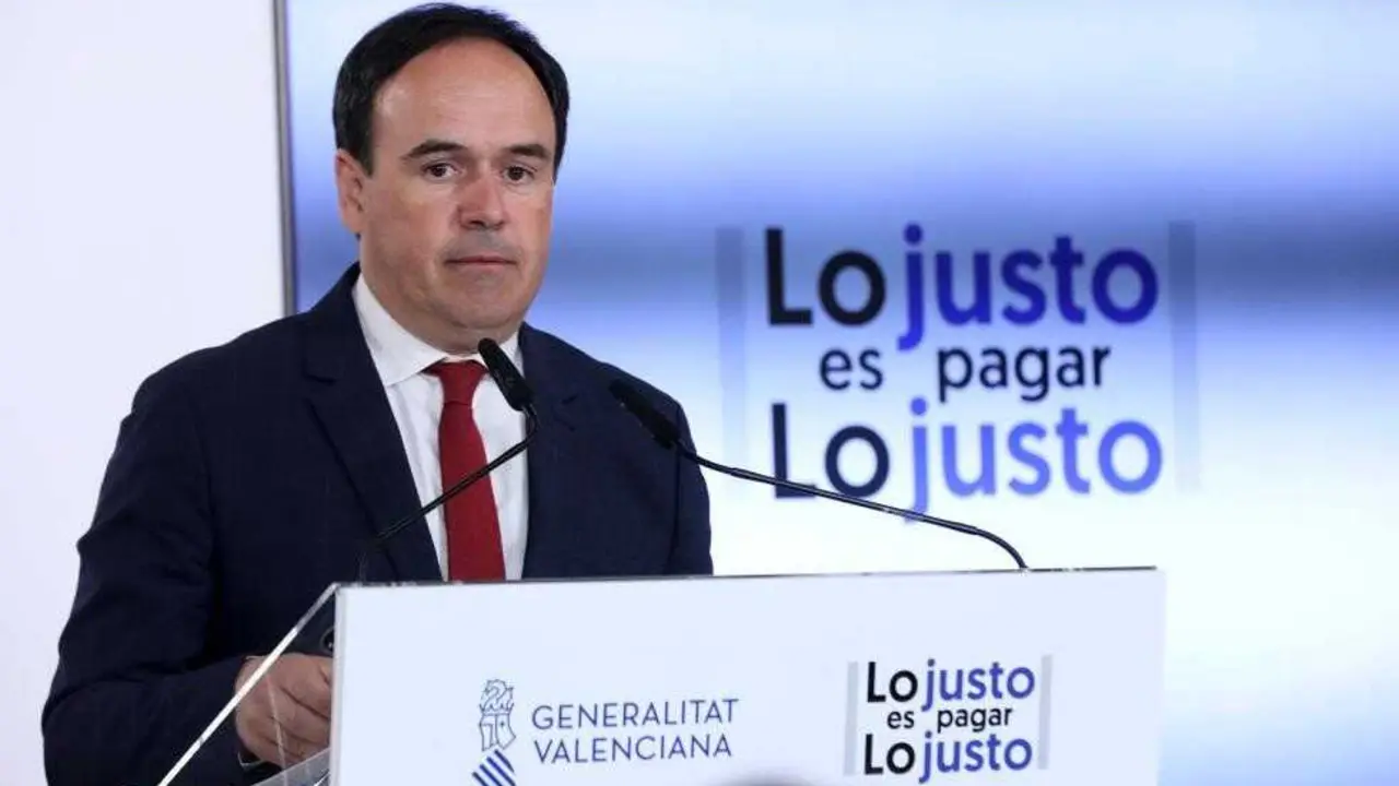 Imagen del 'president' de la Generalitat, Juanfran P&eacute;rez Llorca.