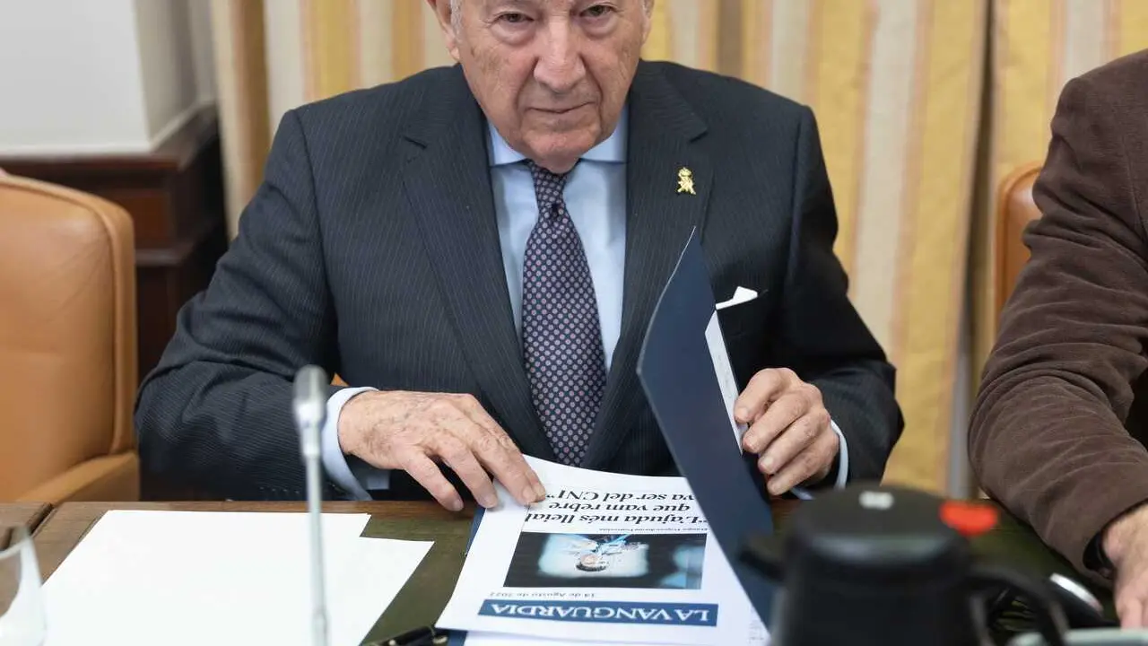 Archivo - El exdirector del Centro Nacional de Inteligencia (CNI), F&eacute;lix Sanz Rold&aacute;n comparece  en el Congreso de los Diputados, a 26 de noviembre de 2024, en Madrid (Espa&ntilde;a). 