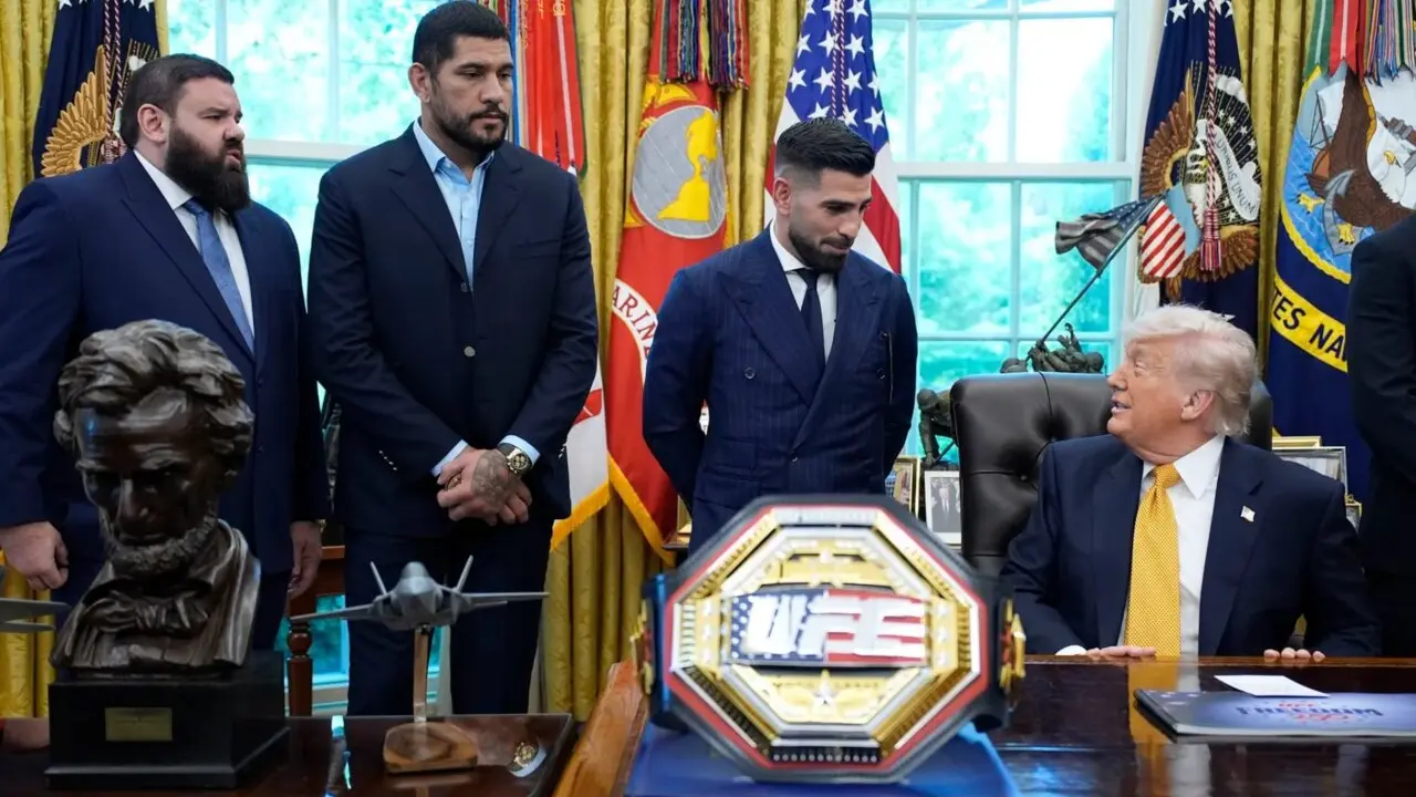 Topuria en la Casa Blanca