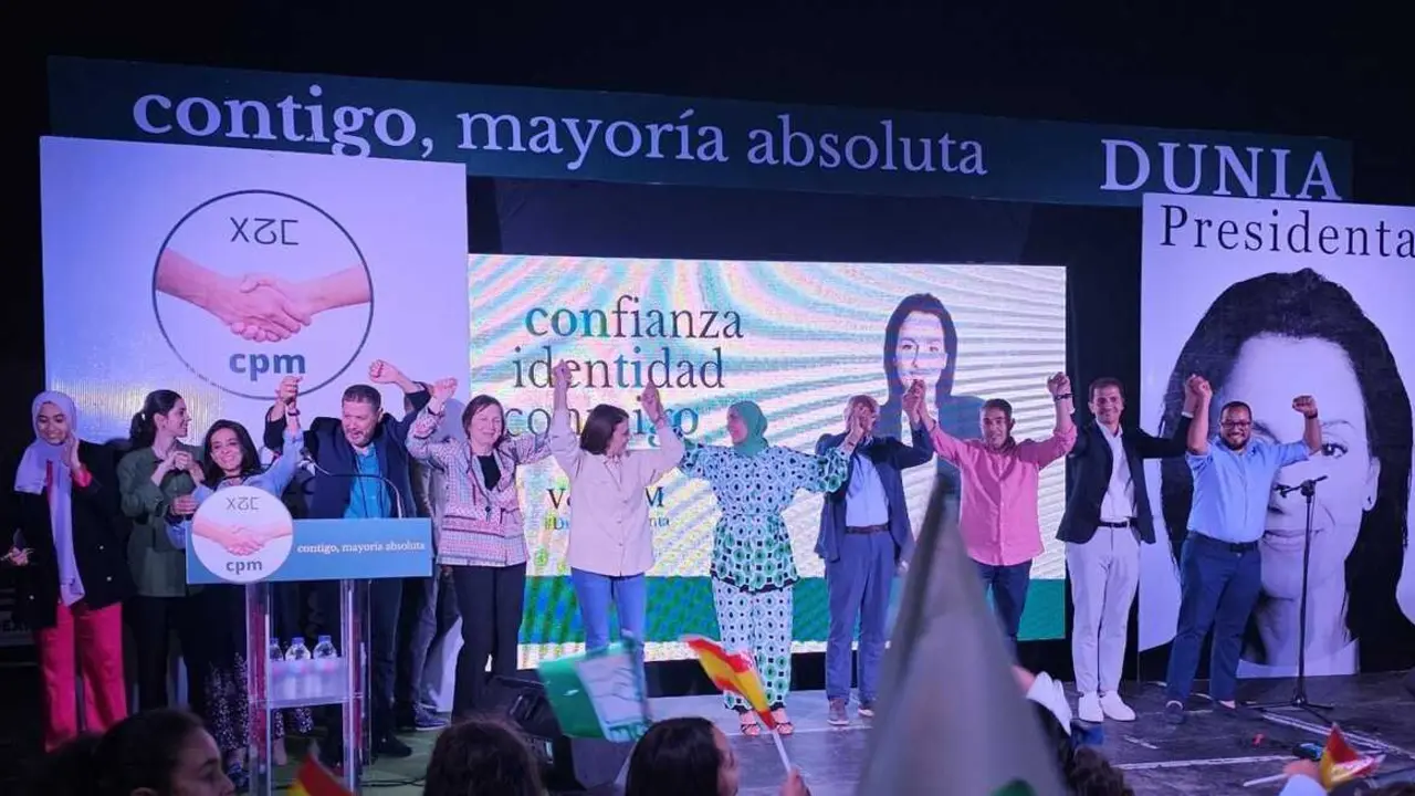 Acto de campa&ntilde;a de CPM en las elecciones municipales y autonomicas de mayo de 2023.