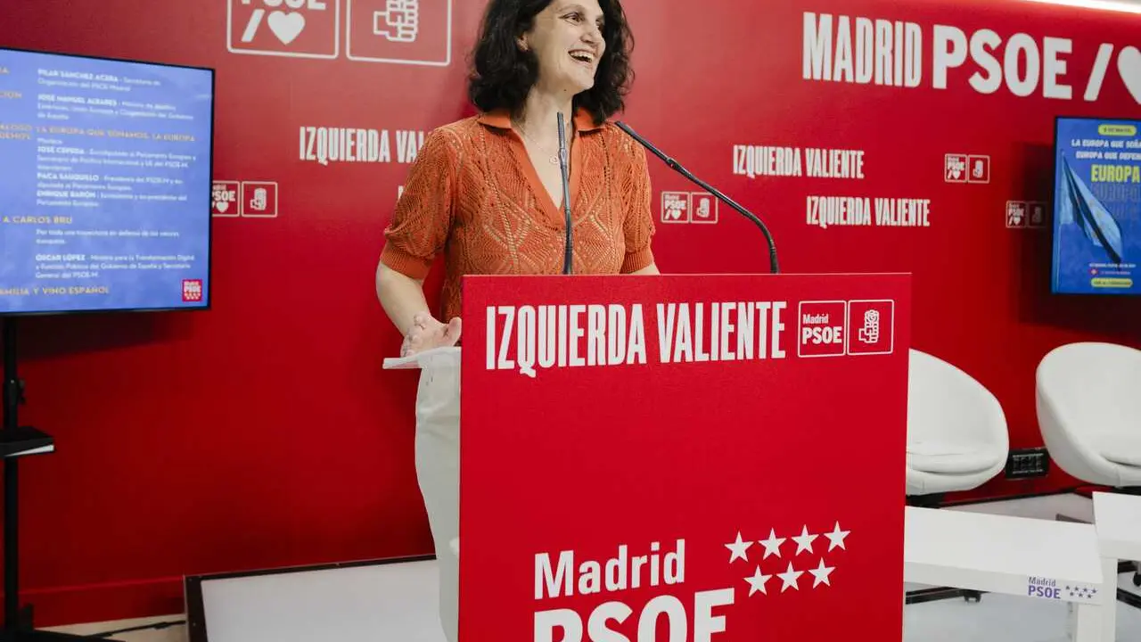 La secretaria de Organizaci&oacute;n del PSOE-M, Pilar S&aacute;nchez Acera