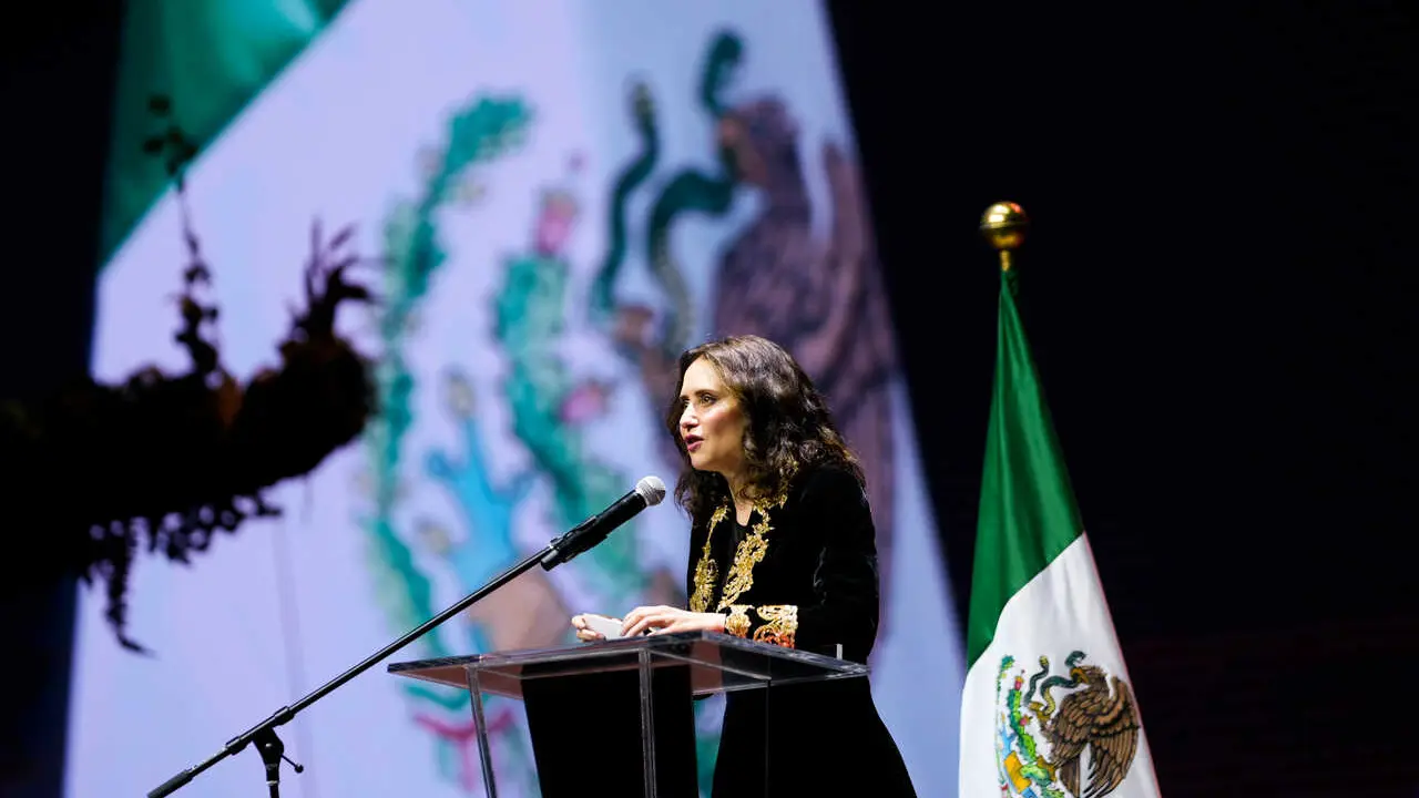 La presidenta de la Comunidad de Madrid, Isabel D&iacute;az Ayuso, en su viaje institucional a M&eacute;xico.