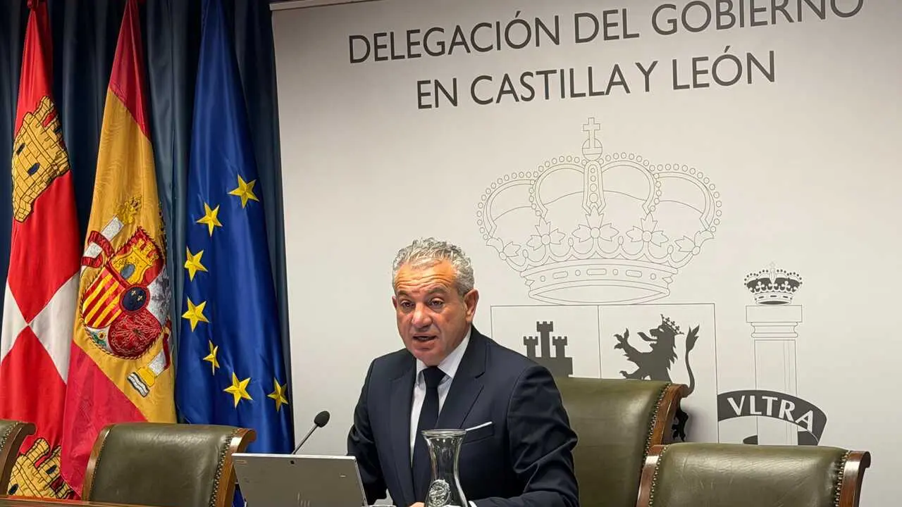 Archivo - Nicanor Sen, durante la rueda de prensa sobre el balance de las pol&iacute;ticas del Gobierno y su incidencia en Castilla y Le&oacute;n.