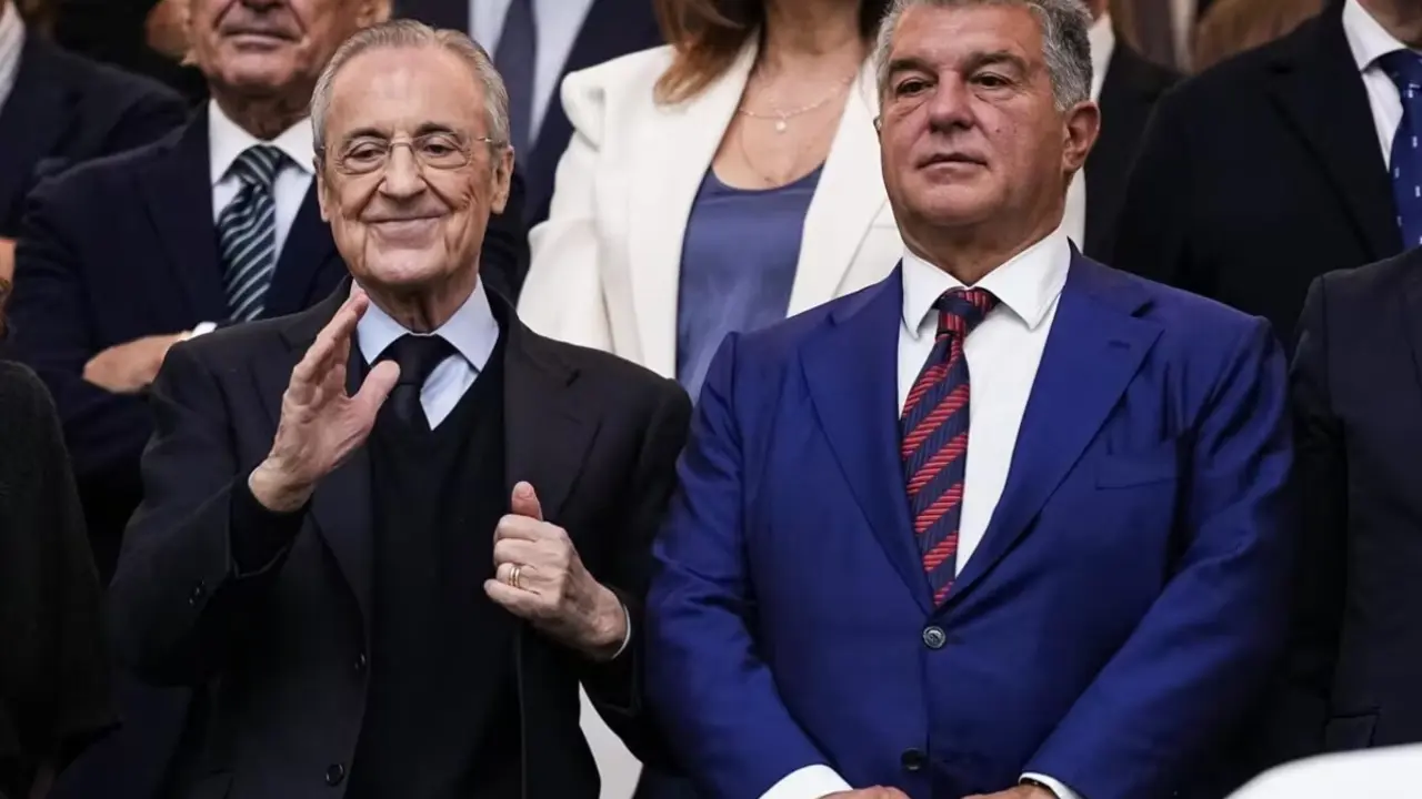 Florentino P&eacute;rez y Joan Laporta