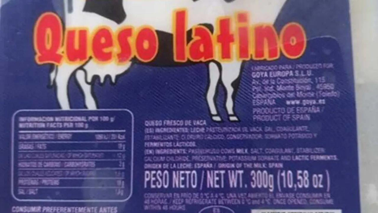 Queso latino de la marca 'Goya' afectado por un brote de listeria