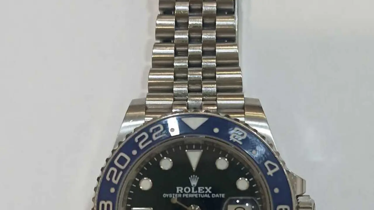 Archivo - Un rolex incautado por la Polic&iacute;a