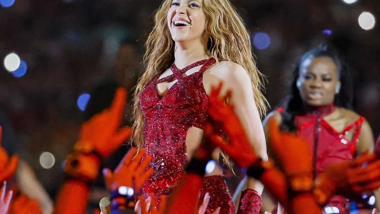 (Foto de ARCHIVO)
02 February 2020, US, Miami Gardens: Colombian singer Shakira performs during the halftime show of the Super Bowl LIV American football match between Kansas City Chiefs and San Francisco 49ers at Hard Rock Stadium. Photo: Al Diaz/TNS via ZUMA Wire/dpa

02/2/2020 ONLY FOR USE IN SPAIN