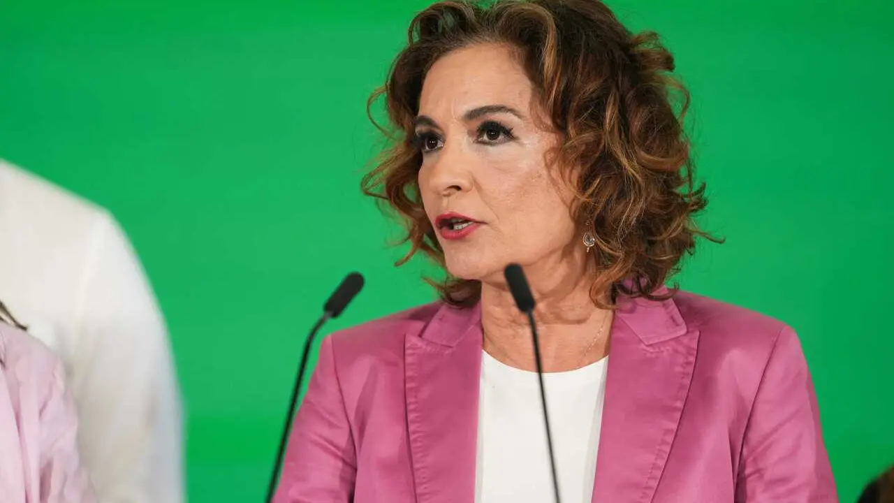 La secretaria general del PSOE-A y candidata a la Presidencia de la Junta, Mar&iacute;a Jes&uacute;s Montero, valora los resultados electorales. A 17 de mayo de 2026 en Sevilla (Andaluc&iacute;a, Espa&ntilde;a). 