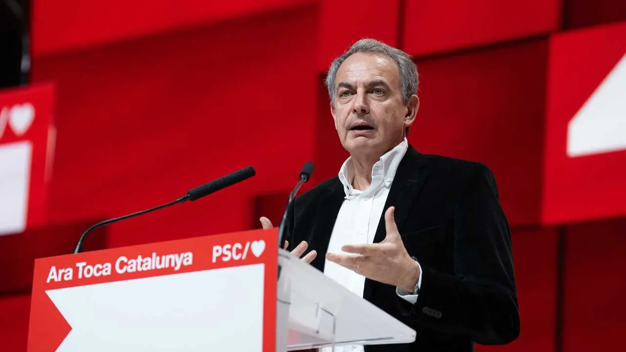 Archivo - El expresidente del Gobierno Jos&eacute; Luis Rodr&iacute;guez Zapatero interviene durante la apertura del 15 Congreso del PSC, en el Palau de Congressos de Catalunya, a 15 de marzo de 2024, en Barcelona, Catalu&ntilde;a (Espa&ntilde;a).