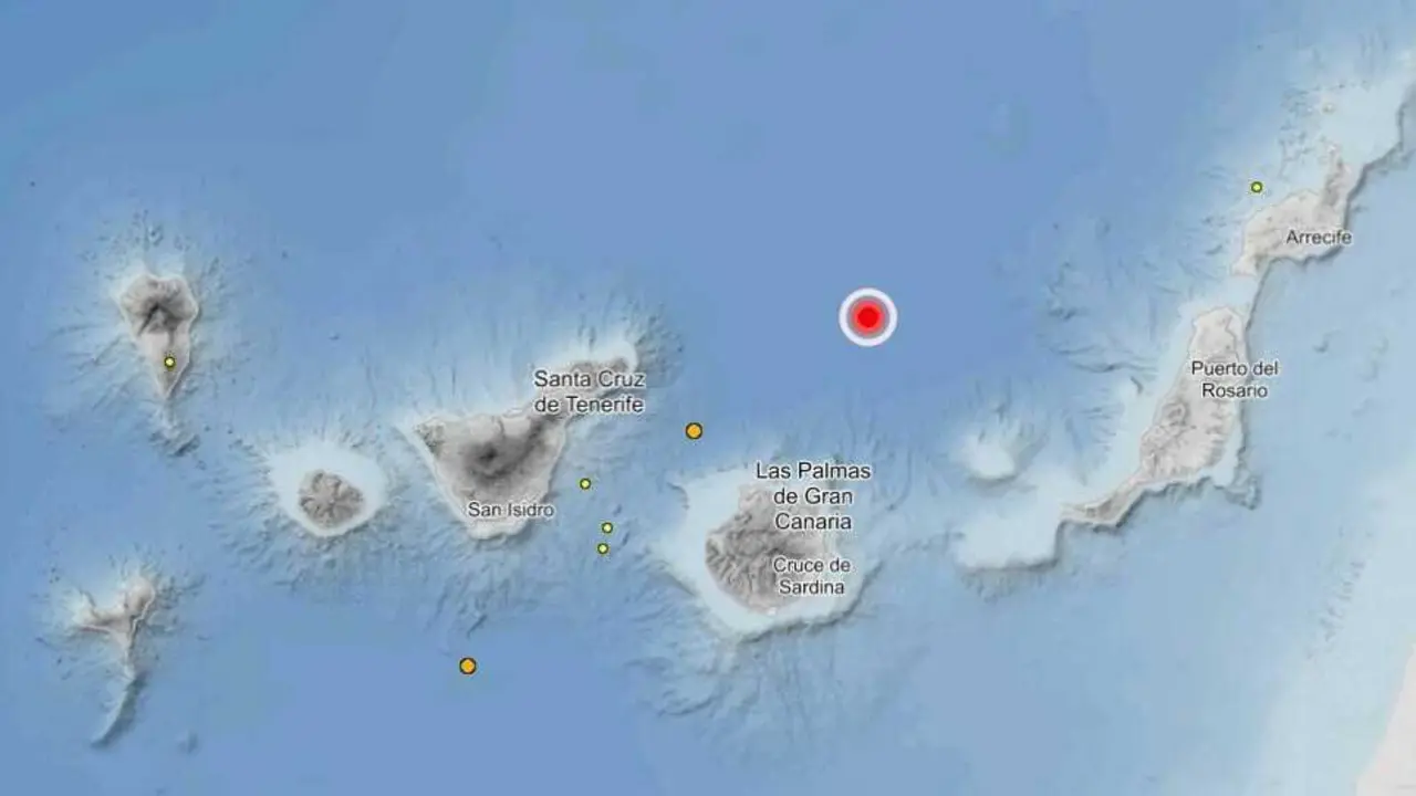 Sismo sentido en el norte de Gran Canaria