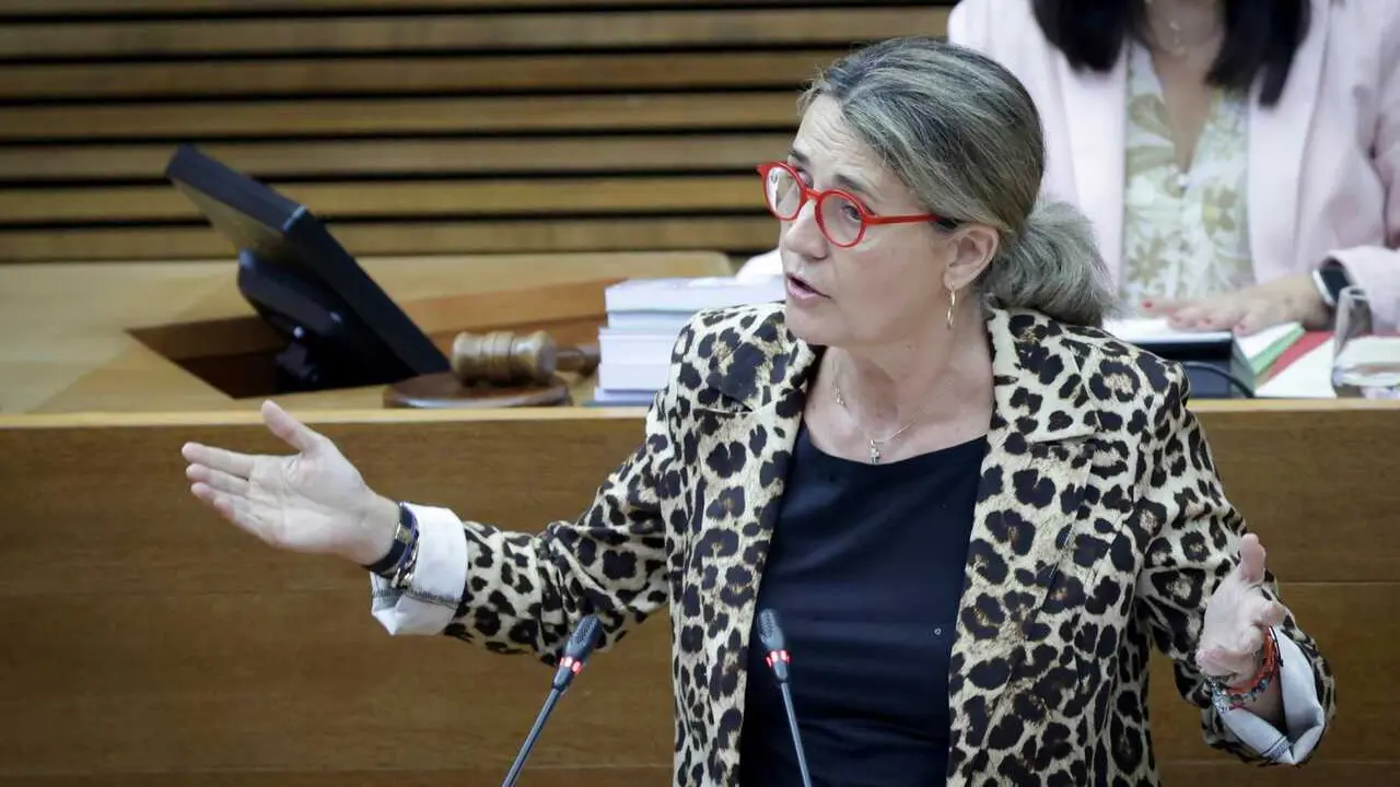 Archivo - La diputada del PPCV Elena Bastidas
