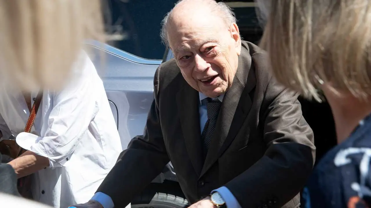 El expresidente de la Generalitat de Catalu&ntilde;a, Jordi Pujol, asiste a la inauguraci&oacute;n de la plaza Ricard Mas&oacute;, a 23 de mayo de 2026, en Girona, Catalunya (Espa&ntilde;a).
